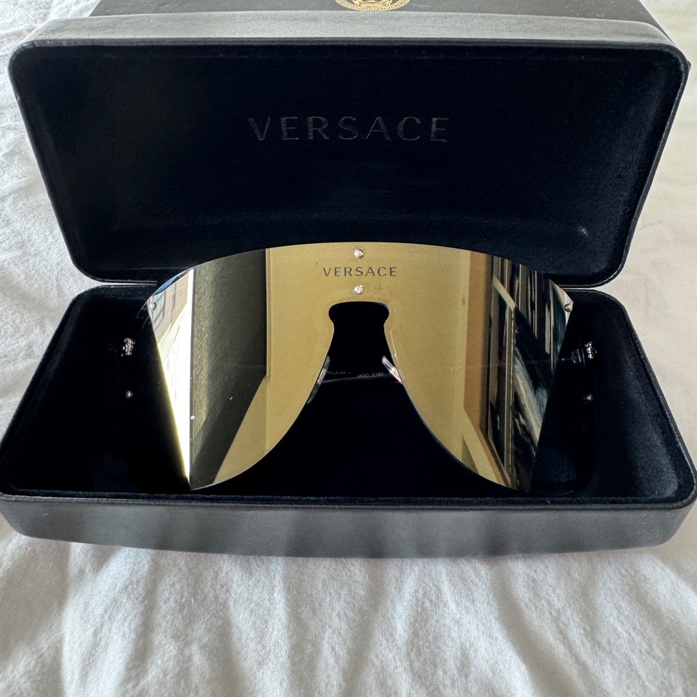 Versace Mirrored Gold Sunglasses